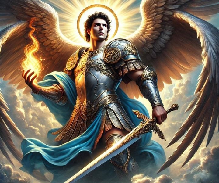 Oração do Anjo São Miguel Confiando na Defesa Celestial