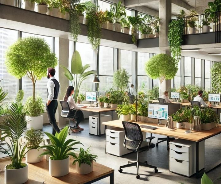 Benefícios de Ter Plantas no Escritório
